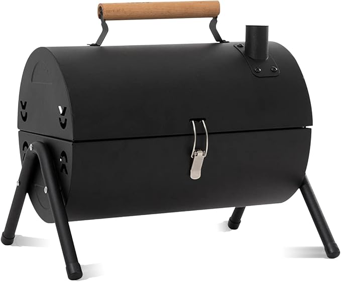 Portable Iron BBQ Grill With Hob
