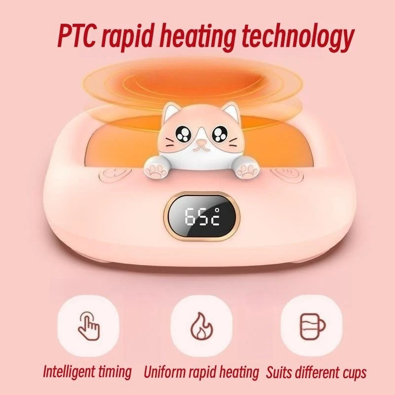 Home Office Cute Pet Constant Temperature Cup Warming Holder Winter Gadgets